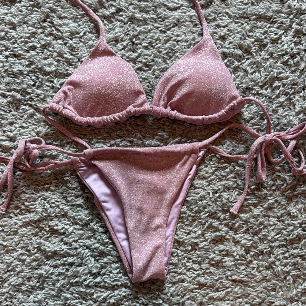 Princess Polly Pink Classic Bikini Swimwear